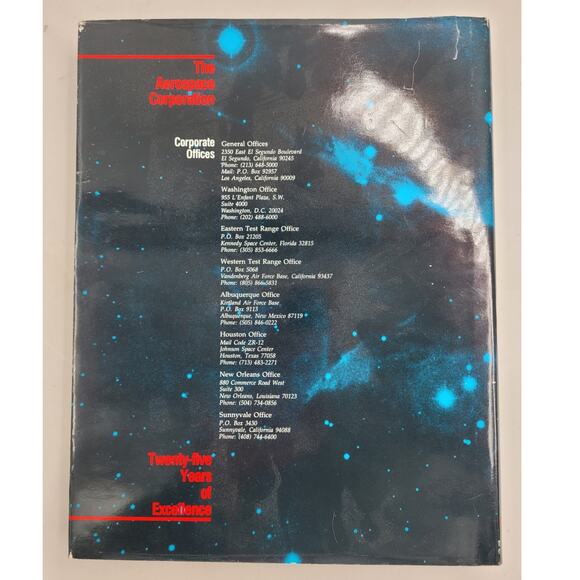 Aerospace 1985 25 Years of experience The Aerospace‎ Corporation Hardcover Book - Picture 4 of 9
